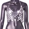 AYJ es popular en Amazon, AliExpress y Wish. Camisola de retazos acrílicos moderna sin espalda D20941