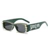 Gafas de sol cuadradas de diamante para mujer, comercio exterior, comercio electrónico, gafas de sol de moda, para fotos selfie, conducción, viajes 5326