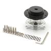 Herramienta universal de liberación rápida para volante de carreras de aleación de aluminio, ideal para modificaciones de automóviles y para un desmontaje rápido.