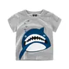 Versión coreana de la versión coreana de ropa para niños verano nuevo camiseta para niños manga corta cuello redondo ropa de bebé una marca de moda de consignación