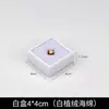 Caja de Joyería Caja de Almacenamiento Caja de Diamantes Acrílica Caja Cuadrada de Piedras Preciosas Transparente Caja de Piedras Preciosas de Colores Caja de Exhibición para Anillos y Piedras Sueltas
