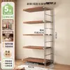 Estante de Livros de Chão com Múltiplas Camadas para Armazenamento na Sala de Estar, Casa, Simples, de Ferro, Prateleira de Exibição, Armazenamento de Escritório, Estante de Livros