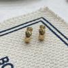 Pendientes de Diamante Gladious Pendientes Tallados por CNC Lujo Ligero Versátiles Pendientes de Oro Rosa para Mujer