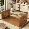Mesa Pequeña Plegable para Ventanas de Mirador, Mesa Tatami para el Hogar, Mesa de Té de Madera No Maciza, Mesa de Té Estilo Chino, Mesa de Comedor para Repisa de Ventana