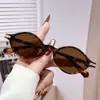 Novos Óculos Nerd Tendência Estilo Influenciador Armação Oval Tartaruga Vintage Retro Liso Anti Luz Azul Sem Grau