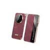Adequado para Capa de Celular Huawei Mate80Promax, Galvanizado Mate70Pro Janela Inteligente Sucção Magnética 60Pro Capa de Couro