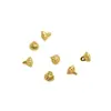 Bolsa de oro arena color oro colgante cabezal de ducha accesorios hechos a mano DIY collar pulsera cuentas de semilla de loto colgante pequeño