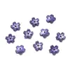 11mm Colorido Mini Perla ABS Flor de Cinco Pétalos Base para Pulseras Hechas a Mano DIY y Accesorios de Cadena para Teléfono Materiales al por Mayor