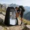Assento de Vaso Sanitário para Carro Viagem ao Ar Livre Emergência Portátil com Tampa Commode de Carro, Lixeira Dobrável de PVC Durável, Suporta 150kg