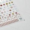 Tomoni pegatinas delgadas y resistentes para arte de uñas amor Rao cooperación 5D pegatinas lindas para uñas otoño onda arte de uñas joyería al por mayor