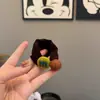 Nueva Diadema de Bola de Letras de Color Caramelo para Otoño e Invierno No Lastima el Cabello Anillo de Toalla Banda de Goma Duradera Diadema para Niña Estuche de Cuero