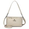 Nuevo Bolso Bandolera Transfronterizo Bolso de Moda para Mujer de Mediana Edad Temperamento Combinable Cuero Suave Gran Capacidad Multicapa Bolso de Hombro Venta al Mayoreo