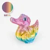 Brinquedos de Crocodilo e Pato Impressos em 3D Transfronteiriços com Asas e Caudas Móveis, Enfeites de Animais Fofos para Montagem de Cenas, Atacado para Barracas de Mercado