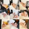 Pulsera con lazo para el cabello, de lujo y ligera, con diseño de mariposa de perla y anillo ajustable