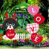 Decoraciones para el Día de San Valentín Señales para el Jardín del Día de San Valentín al Aire Libre Senderos para el Césped Caminos Decoraciones para el Día de San Valentín con Temática de Gatos