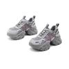 Zapatos Gruesos de Malla Transpirable para Mujer, Estilo Papá, 6cm de Altura, Nuevos para Primavera y Otoño 2025, Zapatos Deportivos Casuales Ligeros