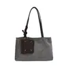 Nova bolsa feminina, grande capacidade, versátil para o dia a dia, de alta qualidade, adequada para o trabalho, feita de camurça, bolsa de ombro, bolsa tote, design nicho