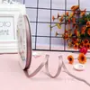 Fita Dupla Face de Alta Densidade 0,6cm Fita Flor Fita para Presente Fita para Embalagem de Bolo Fita para Acessórios de Cabelo Artesanais DIY