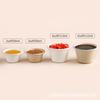 Vaso de salsa de pulpa desechable Caja de salsa Caja de salsa para ensalada Caja de comida degradable Caja de salsa de paja