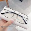 B26104 Venta Caliente Metal Marco Redondo Lentes Antiluz Azul Libro Rojo Celebridad en Línea Mismo Estilo Lentes Planos para Miopía