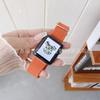 Adecuado para Apple iWatch Series 20mm 22mm Hebilla Deslizante Ajustable Correa Tejida Elástica Precio Especial No Reembolsable No Intercambiable