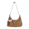 Bolso bandolera de un solo hombro fresco y dulce para mujer, bolso de mano de cuero suave de alta gama, nuevo bolso versátil de moda 2026 para el día a día