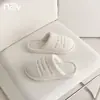 Pantuflas de algodón bordadas en inglés estilo niña Hamudin, invierno, amigables con la piel, felpa, cálidas para interior, hogar, antideslizantes, suela suave