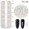 Cross-Border 12 abdominais brilhantes altos imitação pérola contas frisado diy pérola joias acessórios nail decoração mix