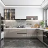 Directo de fábrica alacena mueble completo personalizado moderno simple encimera de piedra de cuarzo lavabo de oficina personalizado