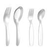 Cuchara y Tenedor de Acero Inoxidable 316 Vajilla Suplemento Alimenticio para Bebés Tenedor de Comedor Casero Cuchara de Comedor Tenedor de Frutas Cuchara de Alimentación Cuchara de Postre