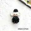 Elefante de Orejas Grandes de Dibujos Animados Brillante DIY Pequeños Accesorios de Resina Llavero Funda de Teléfono Móvil Accesorios para el Cabello