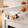 Suministro exclusivo transfronterizo: Sombrero de Bruja, Fantasma, Calabaza, Pancarta Espeluznante de Fieltro, Decoración para Fiesta de Halloween, Servicio OEM