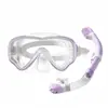 Gafas de Buceo, Set de Snorkel, Máscara de Snorkel Completamente Seca, Gafas de Buceo Antiniebla para Natación Infantil Amazon