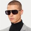 Gafas de sol transfronterizas Europa y Estados Unidos qp gafas de sol red social estrella con caja SPP008M moda espejo de rana