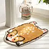 Alfombrilla de Baño Antideslizante de Secado Rápido para Piso de Fábrica, Alfombrilla para Pies, Alfombrilla para Puerta de Inodoro, Alfombrilla Absorbente de Agua para Baño del Hogar