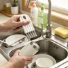 Cepillo Limpiador de Tapa de Taza con Ranura Multifuncional para Termo Cepillo para Biberones Herramienta de Cocina Curva Limpieza del Hogar