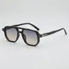 Estilo Nuevo 2025 Sencillo Doble Puente Transparentes Gama Alta Ropa de Pasarela Personalizados Anti-UV Gafas de Sol