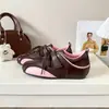 Toma real de la versión de cuero~zapatillas de entrenamiento alemán para principiantes, zapatos de mujer con plataforma interior, cordones, velcro, zapatos casuales de carreras Forrest Gump para mujer