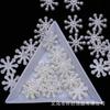 Flor colorida de cinco pétalas laço floco de neve estrela de cinco pontas patch de pérola de imitação ABS material DIY para capa de celular beleza feito à mão