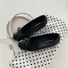 Zapatos Mary Jane de Diamantes Estilo Lujo Francés Pequeño para Mujer 2026 Nuevo Otoño Versátiles con Faldas Aumentan la Altura Oculto Boca Baja Zapatos de Salón