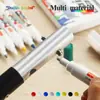 Bolígrafo de Pintura de Doble Punta de Venta Caliente Transfronteriza en Amazon, Bolígrafo para Retoques de Coche, Bolígrafo para Colorear Modelos, Marcador Oleoso de Larga Duración