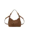 Bolso Vintage de Nicho para Mujer 2026 Nuevo Bolso Almohada de Gamuza Bolso de Hombro Cruzado Simple Versátil