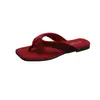 Chanclas planas para mujer para uso en exteriores, nuevo estilo de verano 2026, sandalias de dedo cuadradas, sandalias versátiles de tacón bajo