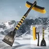 Pá de Neve para Carro 2 em 1 Destacável, Ferramenta Multifuncional de Escova de Neve para Remoção de Neve, Remoção de Gelo e Remoção de Geada no Inverno