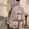 Mochila Casual Estilo Universitario, Mochila Grande para Niña, Bolso Escolar para Estudiantes de Secundaria y Preparatoria, Almacenamiento Ligero, Estilo Campus