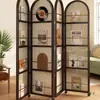 Divisória de Tela Dobrável Estilo Japonês para Sala de Estar, Tela Não de Madeira Sólida para Uso Doméstico, Cortina de Quarto, Tela Simples Moderna de Bambu
