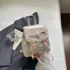 Bolsa de ombro dupla de alta qualidade para mulheres, mochila leve para viagem, mochila de nicho ins, nova mochila retrô de verão 2026 para o dia a dia