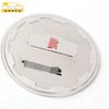 Adecuado para lentejuelas de tapa de tanque de combustible yuan yuan acero inoxidable llenador de combustible película protectora antiarañazos frotando pegatinas decorativas autopartes