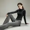 Conjunto de Fitness para Correr para Mujer: Conjunto de Dos Piezas para Mujer: Chaqueta con Cuello Alto, Cremallera y Mangas Largas y Pantalones de Yoga, Ropa de Entrenamiento para Yoga y Pilates