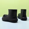 Quatro estações vestindo botas de chuva femininas verão antiderrapante aumento fundo grosso botas de chuva eva avançado sentido tubo curto impermeável resistente ao desgaste sapatos de água